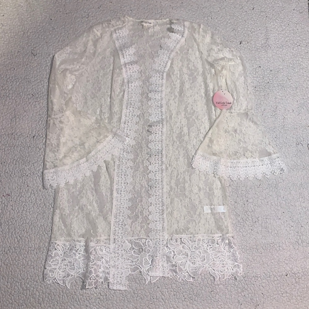 full circle trends lace cover up